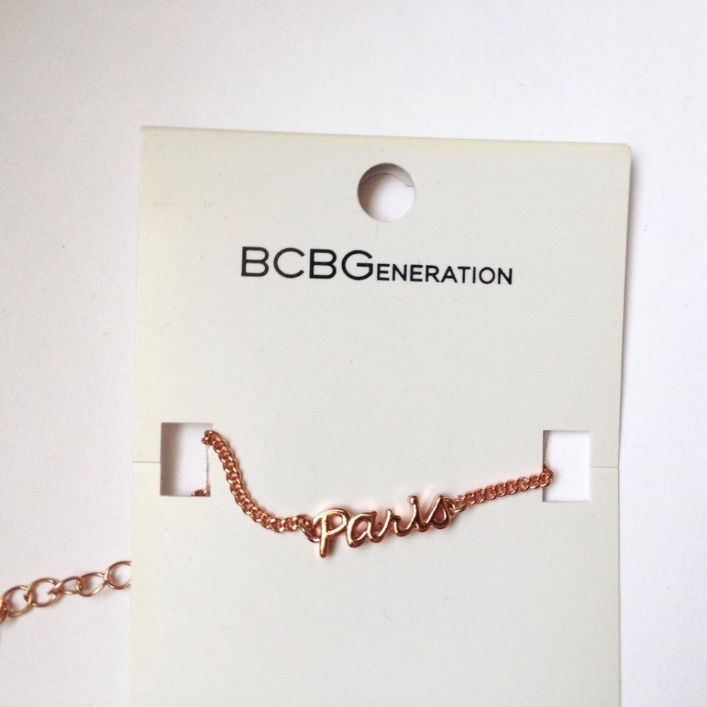 BCBGeneration Dainty Bracelet Rose Gold Toned